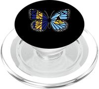 Barbados and St Lucia Mix Butterfly Half Bajan half Lucian PopSockets PopGrip for MagSafe