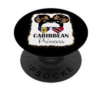 Barbados and Trinidad Girl Half Bajan Trinidadian Heritage PopSockets Adhesive PopGrip