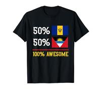 Barbados Antigua and Barbuda Flag Antiguan Flag T-Shirt