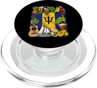 Barbados Barbadian Flag Barbadian Roots Barbadian Heritage PopSockets PopGrip for MagSafe