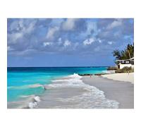 Barbados Beach Puzzle, 1500-piece（87x57cm） Adult Puzzle, Children's Paper Toy, Intellectual Stress-relief Game