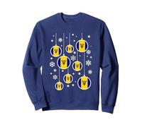 Barbados Christmas Happy Xmas Ornaments Decorations Baubles Sweatshirt