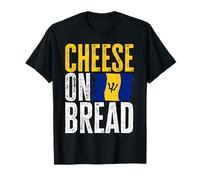 Barbados Flag Cheese On Bread Barbadian Barbados T-Shirt