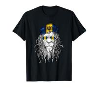 Barbados Flag Lion T-Shirt