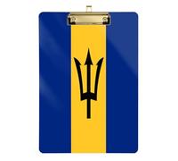Barbados Flag Non Slip Storage Box Standard Hole For Police Office Nurse Football Trainers Size 9x12