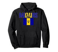 Barbados Flag Pride Caribbean Island Pullover Hoodie