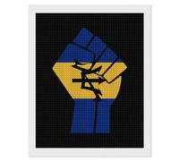 Barbados Flag Resist Diamond Art Kits Accessories Full Square Drill 5D Painting Craft Home Wall Decor