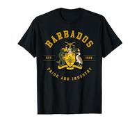 Barbados Pride and Industry 1966 Vintage Value Graphic T-Shirt
