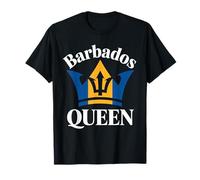 Barbados Queen Barbados Girl Barbadian Bajan Flag Barbados T-Shirt