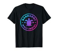Barbados Sea Turtle Tie Dye Beach Vacation T-Shirt