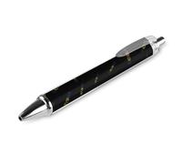 Barbados Text Art Ballpoint Pens 0.5mm Fine Black Ink Retractable Writing Rollerball Pen for Home Office
