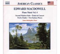 Barbagallo, James - Macdowell: American classics Piano Music Vol 4