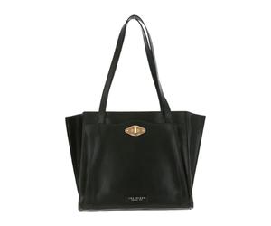 Barbara Black Leather Shopper Bag - female - The Bridge - Shopping Bags - Black - ONE SIZE - Bags ONE SIZE