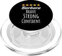 Barbara Brave Strong Confident Inspirational Name, Birthday PopSockets PopGrip for MagSafe