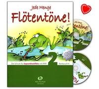 Barbara Ertl School for Descant Recorder with Whistle 2 CDs and Colourful Heart Shaped Music Clip VHR3618CD 9783940069870