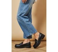 Barbara Faux Leather Snaffle Detail Loafers Oasis Black 5