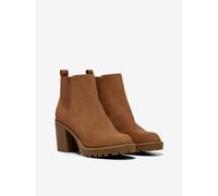 Barbara Heeled Boots Cognac