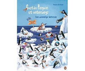 Barbara Korthue Gustav Pinguin ist unterwegs - Eine wimmelige Weltrei (Hardback)