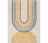 BARBARA Machine Washable Modern Area Rug Livabliss Beige 160cm x 215cm