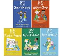 Barbara Mitchelhill Collection 5 Books Set (Eric and the Striped Horror, Eric and the Wishing Stone, Eric and the Pimple Potion, Eric and the Green-Eyed God, Eric and the Voice of Doom)