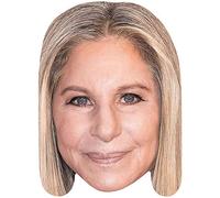 Barbara Streisand (Smile) Celebrity Mask, Flat Card Face, Fancy Dress Mask