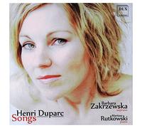 Barbara Zakrzewska - Henri Duparc: Songs