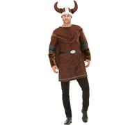 Barbarian Viking Costume Adult Couples Family Fancy Dress Matching Vikings Kids