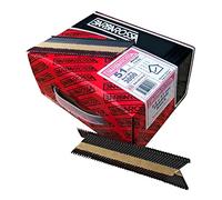 Barbarossa 1st Fix (51mm - 90mm) Bright collated framing Nails for Cordless nailers (51mm - 2” (3000) Ringshank)