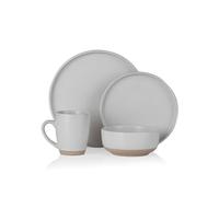 Barbary & Oak Avena 16 Piece Dinnerware Set White