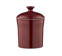 Barbary & Oak 17Cm Ceramic Storage Jar - Red
