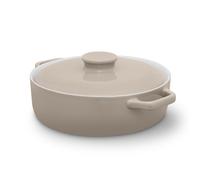 Tower Nattura Shallow Casserole Dish In Beige Beige