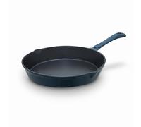 Barbary & Oak Nattura 26cm Cast Iron Round Pan, Durable Enamel Interior, Induction Compatible, Dual Side Spouts, Agave, BO800255AGV