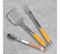 Barbecook Barbecue BBQ Utensil's Tools - 3 Piece Set (Spatula, Fork, and Tongs)