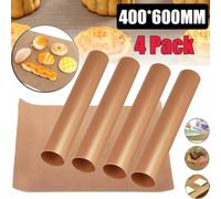 Barbecue Baking Mat Heavy Duty Non BBQ Cooking Mats 40x60cm Reusable Grill Sheets for Meat Fish Vegetables Outdoor Grilling