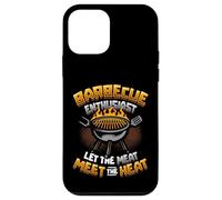 Barbecue Enthusiast Let The Meat Meet The Heat Grill Lover Case for iPhone 12 mini