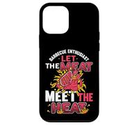 Barbecue Enthusiast Let The Meat Meet The Heat Grill Lover Case for iPhone 12 mini