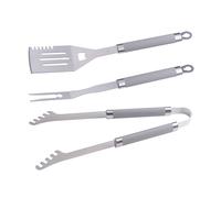 Barbecue Grill and Party Accessories Set Spatula Fork Tongs Stainless Steel