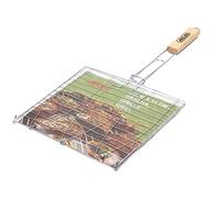 Barbecue Grill Basket Turner with Wooden Handle 28 x 32cm
