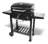 Barbecue Grill Large Portable Charcoal BBQ Smoker Side Table Adjustable Wheels