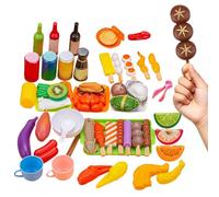 Barbecue Grill Toys Set For Children, Play Role Play Đe Kitchen ara Children, Educational Toy Colorful Para Grill, uego D´e Rol D´e Simulation, J´uego Dé Utensilios 。