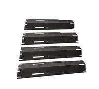 Barbecue Heat Plate, 4 Pack Universal Adjustable BBQ Heat Plates Gas Grill Heat Shields Tent, Heavy Duty Heat Shield for Most Gas Grill