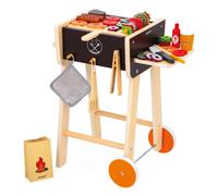 Janod Wooden Barbecue Orange Kids