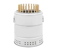 Barbecue Portable Vertical Charcoal Smoker Grill Barrel Grill with 22 Skewers, Smokeless BBQ Charcoal Grill for Travel Camping Picnic Patio Backyard