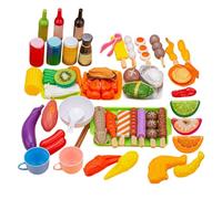 Barbecue Set for Kids | Interactive Realistic Colorful Complete,BBQ Grill Cooking Toy Set | for Preschoolers Pupils Boys and Girls Daughters