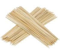 30cm, 12" Long Bamboo Skewers BBQ Kebab Fruit Chocolate Fountain Sausage, 100pcs