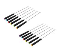 Barbecue Skewers with Handle,Grill Fork for BBQ Camping Cookware Campfire Grill Cooking, Stove Tools