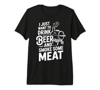 Barbecue Smoker Grill BBQ Beer Meat Pitmaster Premium T-Shirt