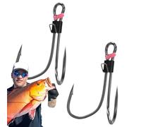 Barbed Fishing Hooks For Freshwater - Stainless Steel Live Bait Fishing Hooks, Saltwater Circle Hooks For Catfish, Water Fishing Bait Mouse Holder