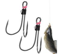 Barbed Fishing Hooks For Freshwater - Stainless Steel Live Bait Fishing Hooks, Saltwater Circle Hooks For Catfish, Water Fishing Bait Mouse Holder