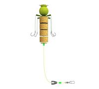 Barbed Hook Fishing Tackle Floating Carp Hook Anti Tanglement Sleeve Design Anti Bottom Suspension Fishing Rigs Lure Casting Optimized